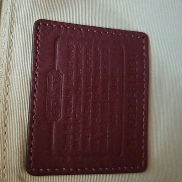 Coach Burgundy Purse - Picture 8 of 16